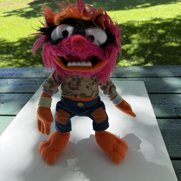 The Muppets Babies Animal Plush Disney Camo Hoodie Stuffed 12" Doll Toy - Picture 3 of 9